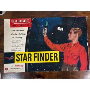 Vintage Gilbert Magic Star Finder No 13225 Astronomy Science Set with‎ Box